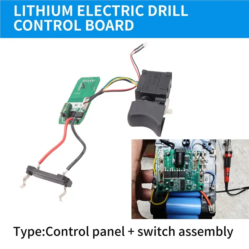 RABIT AS59~ Lithium Electric Drill Control Board Switch Formakita 16.8V Brushless Electric Drill Circuit Board Switch
RABIT AS59~ Lithium Electric Drill Control Board Switch Formakita 16.8V Brushless Electric Drill Circuit Board Switch