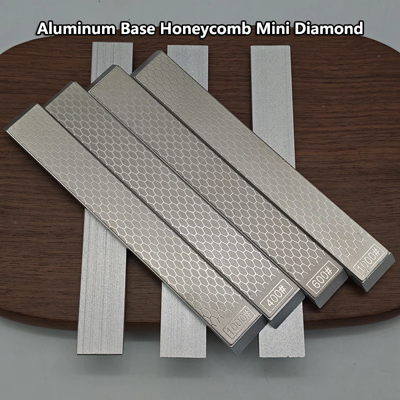 Portable Honeycomb Diamond Whetstone 4Pcs 240/400/600/1000# Aluminum Base Kitchen Knife Sharpener for Home & Outdoor Use
Portable Honeycomb Diamond Whetstone 4Pcs 240/400/600/1000# Aluminum Base Kitchen Knife Sharpener for Home & Outdoor Use