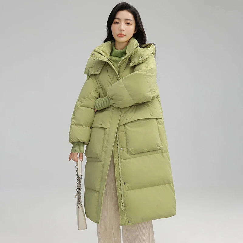 2023 New Trendy Fashion Down Snow Jacket Women's Winter Parka Thicken Hooded Coat Female Long Warm Down Overcoat Casual Clothing
2023 New Trendy Fashion Down Snow Jacket Women's Winter Parka Thicken Hooded Coat Female Long Warm Down Overcoat Casual Clothing