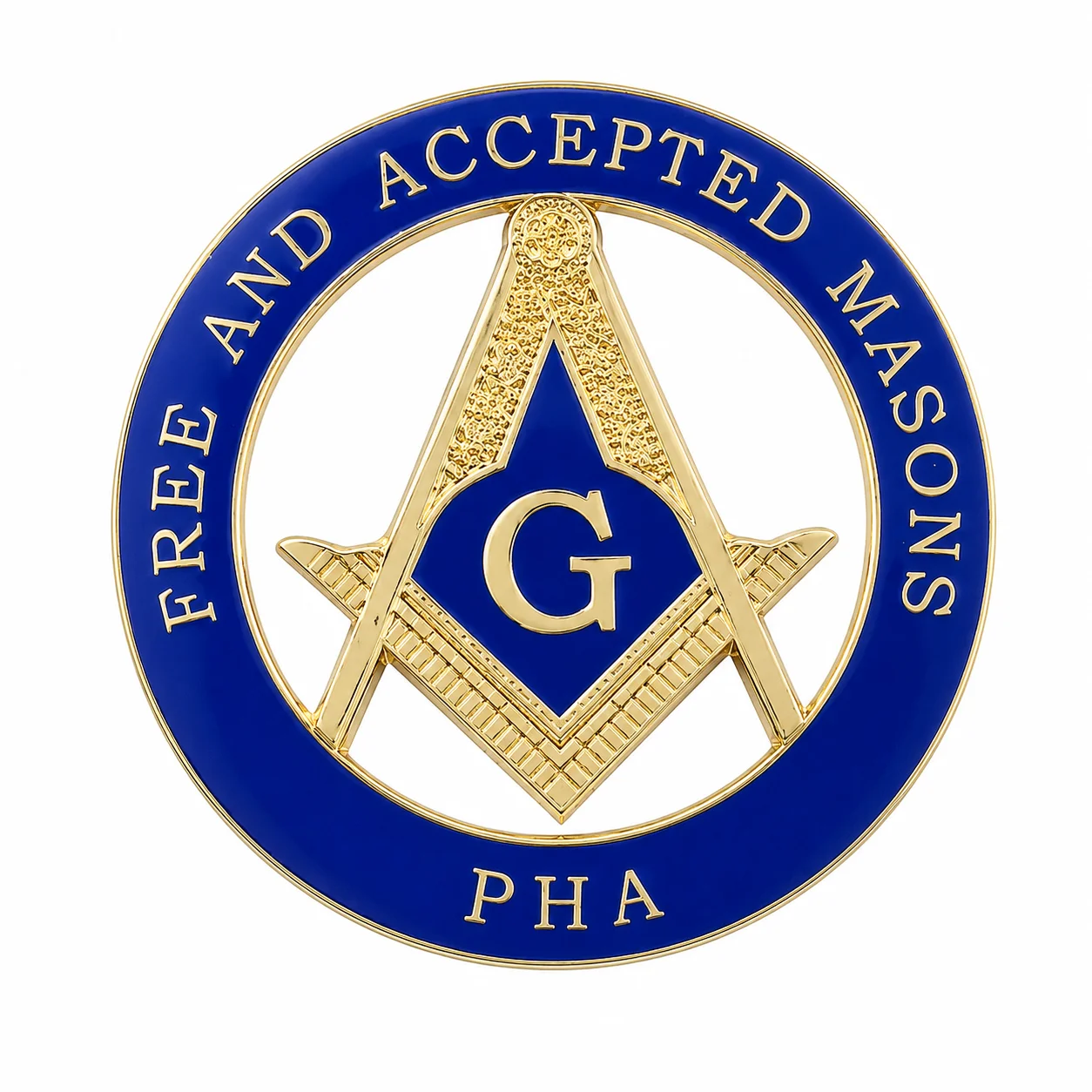 Masonic Car Emblem Blue Gold Freemason Auto Badge Compass Square G Letter PHA Metal Car Decal Sticker Accessories
Masonic Car Emblem Blue Gold Freemason Auto Badge Compass Square G Letter PHA Metal Car Decal Sticker Accessories