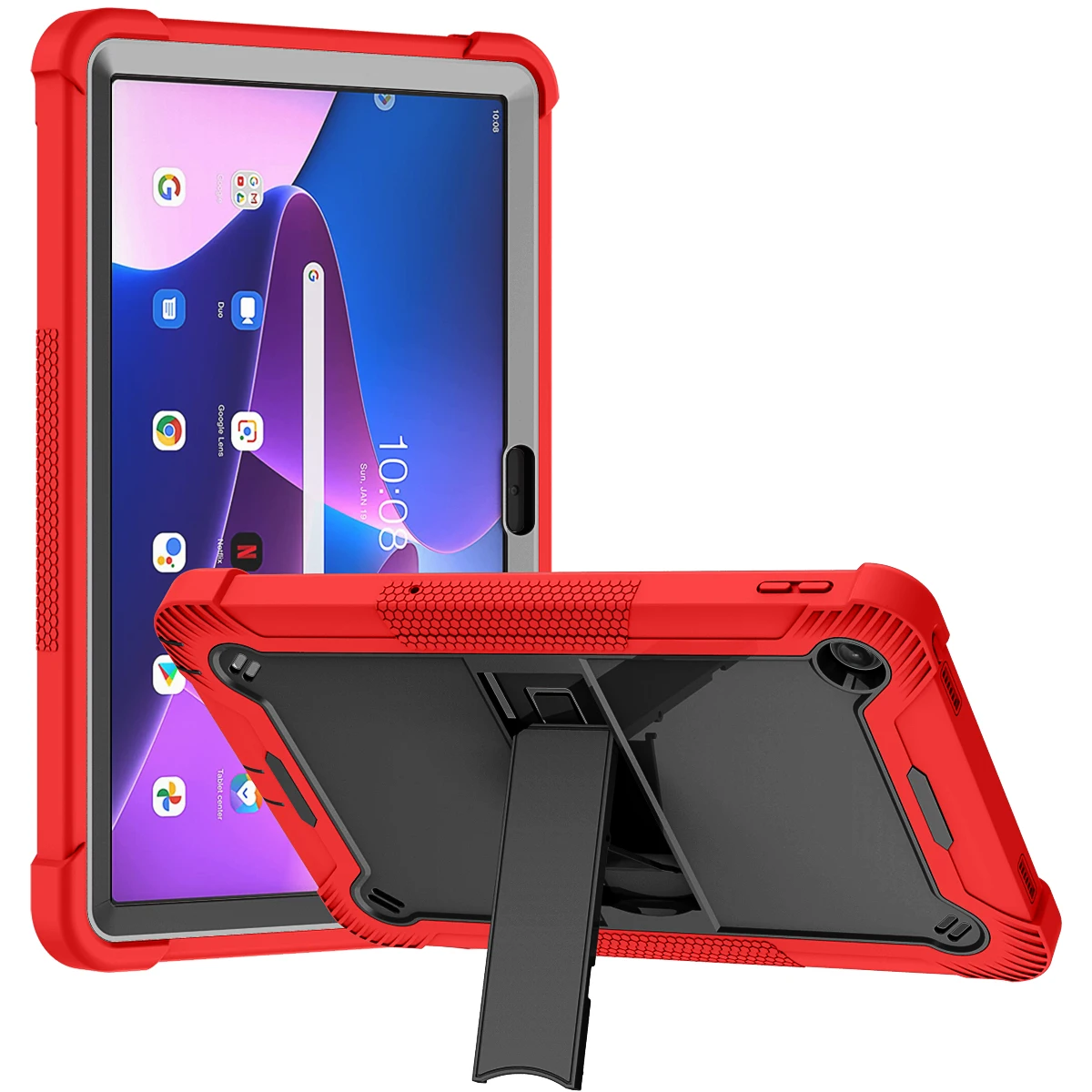 Tablet Case for Lenovo Tab M10 Plus 3rd Gen 2022 Tab K10 PRO 10.6 Inch Heavy Duty Shockproof Protective Cover with Kickstand
Tablet Case for Lenovo Tab M10 Plus 3rd Gen 2022 Tab K10 PRO 10.6 Inch Heavy Duty Shockproof Protective Cover with Kickstand