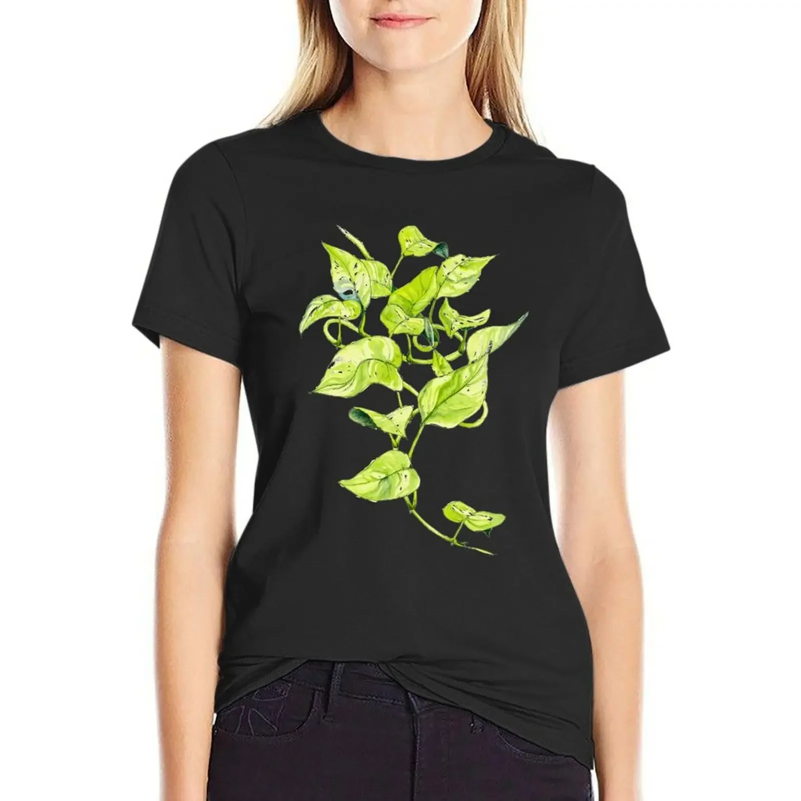 Devils Ivy Illustration T-Shirt blanks animal prinfor Blouse graphics Women's tops
Devils Ivy Illustration T-Shirt blanks animal prinfor Blouse graphics Women's tops