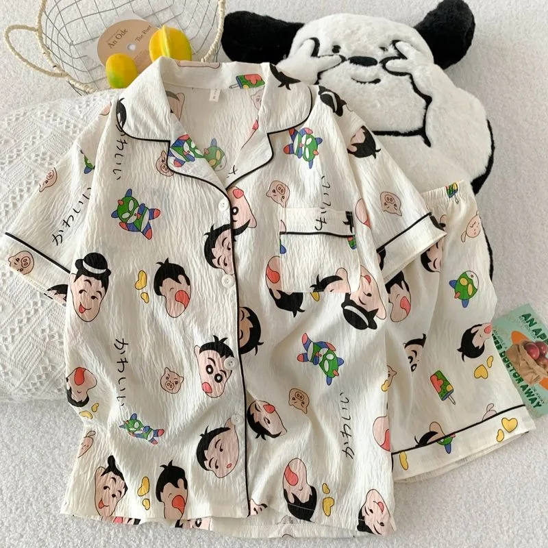 Летний легкий женский комплект из чистого хлопка ort Sve, домашняя одежда с мультяшным принтом, удобная дышащая ночная рубашка
Летний легкий женский комплект из чистого хлопка ort Sve, домашняя одежда с мультяшным принтом, удобная дышащая ночная рубашка