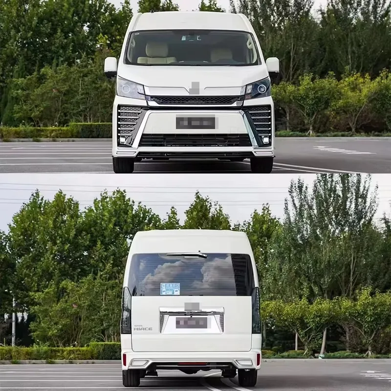 Для Toyota Hiace Granvia внешние аксессуары модифицированный передний и задний комплект объемного кузова
Для Toyota Hiace Granvia внешние аксессуары модифицированный передний и задний комплект объемного кузова