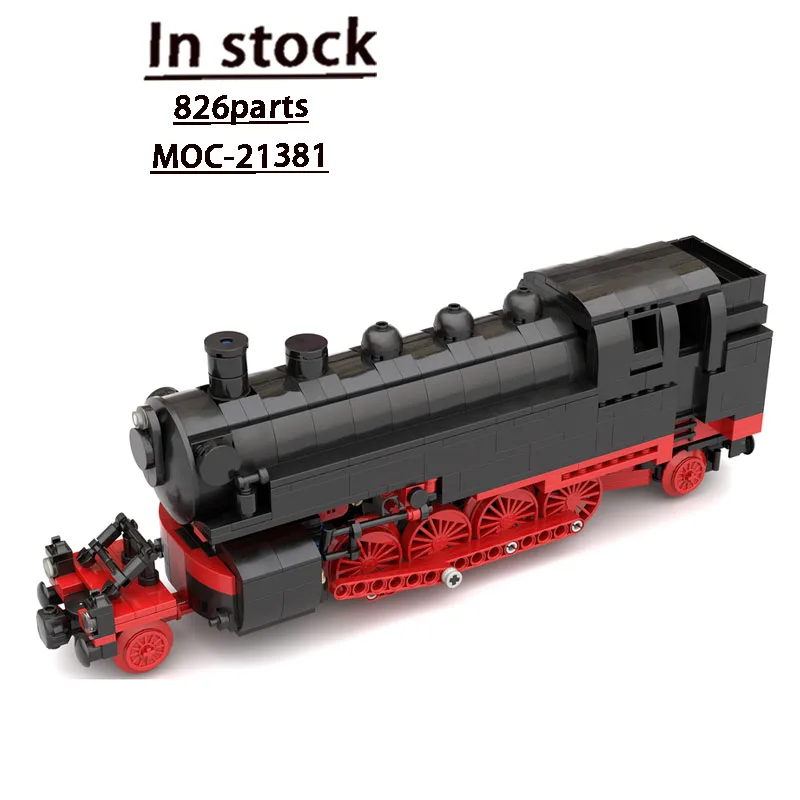 MOC-21381 New City Cargo Steam Locomotive Building Block Model 826 Parts - MOC Boys' Kids Birthday and New Year Toy Gift
MOC-21381 New City Cargo Steam Locomotive Building Block Model 826 Parts - MOC Boys' Kids Birthday and New Year Toy Gift