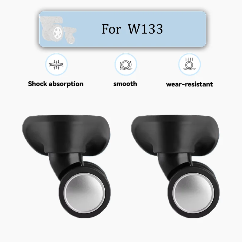 For W133 Universal Luggage Replacement Wheels 360° Swivel TPU Mute Wear-Resistant Steel Bearing Suitcase Repair Parts
For W133 Universal Luggage Replacement Wheels 360° Swivel TPU Mute Wear-Resistant Steel Bearing Suitcase Repair Parts