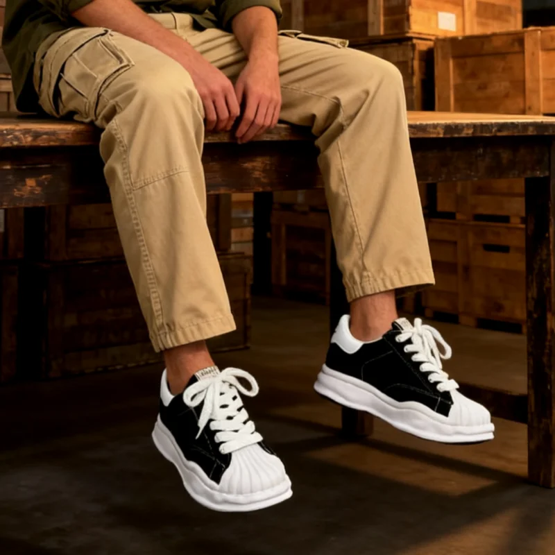 Designer Thick Heel Mixed Color Men Sneakers Fashion All Match Platform Casual Trainers Runway Sport Unisex Shoes Large Size New
Designer Thick Heel Mixed Color Men Sneakers Fashion All Match Platform Casual Trainers Runway Sport Unisex Shoes Large Size New