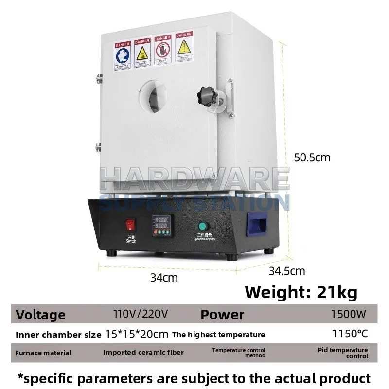 Thermostatic furnace, gypsum mold heating furnace, high-temperature enamel furnace, oven, 1150 ° furnace casting
Thermostatic furnace, gypsum mold heating furnace, high-temperature enamel furnace, oven, 1150 ° furnace casting