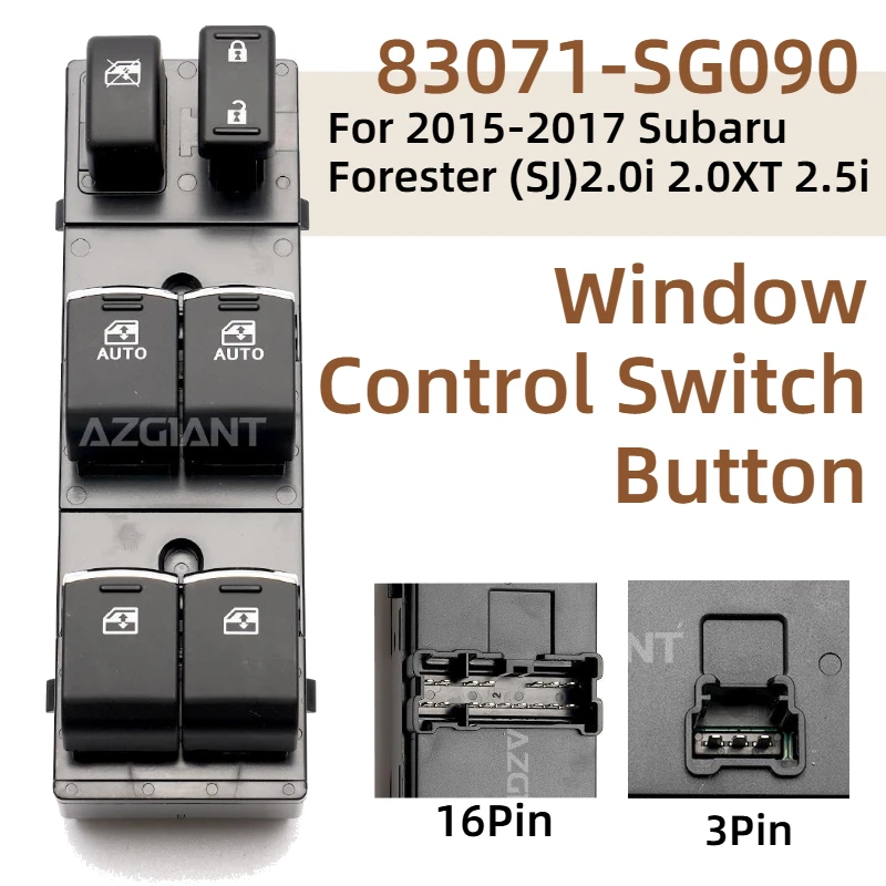 83071-SG090 для Subaru Forester (SJ)2.0i, кнопка управления окном, регулятор подъема внутреннего окна, кнопка переключения, ремонт крышки
83071-SG090 для Subaru Forester (SJ)2.0i, кнопка управления окном, регулятор подъема внутреннего окна, кнопка переключения, ремонт крышки