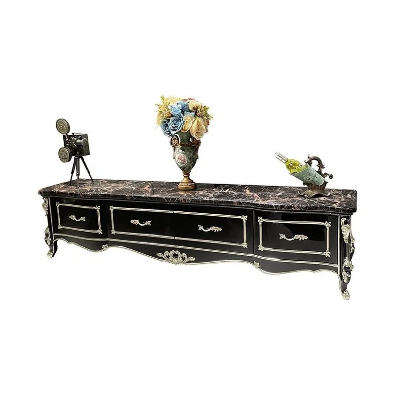 Ruisen noble, French solid wood TV cabinet, European living room carved 2.2 meters floor cabinet, bedroom TV cabinet
Ruisen noble, French solid wood TV cabinet, European living room carved 2.2 meters floor cabinet, bedroom TV cabinet
