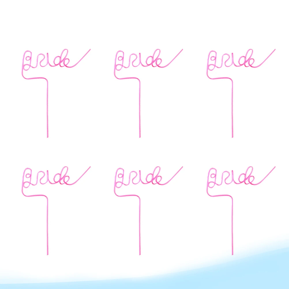 6 pcs Letter Wedding Straws Thick PET Bride Funny Drinking Wedding Birthday Party Reusable Durable EcoFriendly
6 pcs Letter Wedding Straws Thick PET Bride Funny Drinking Wedding Birthday Party Reusable Durable EcoFriendly