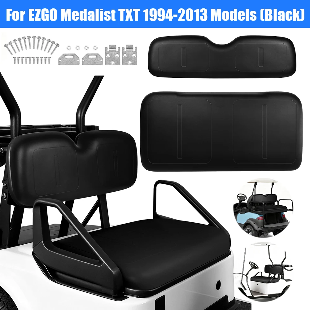 Front Seat Back and Seat Bottom Cushion Assembly Seat Bottom Cushion and Back Cushion Set for EZGO TXT Medalist 1994-2013 Models
Front Seat Back and Seat Bottom Cushion Assembly Seat Bottom Cushion and Back Cushion Set for EZGO TXT Medalist 1994-2013 Models