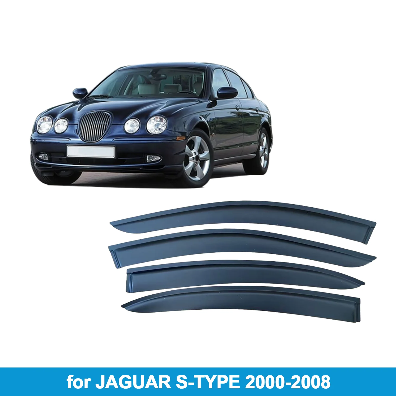 Оконный козырек для JAGUAR S-TYPE 2000-2008, защита от дождя, боковой дефлектор, защита от атмосферных воздействий, лента для наружного крепления
Оконный козырек для JAGUAR S-TYPE 2000-2008, защита от дождя, боковой дефлектор, защита от атмосферных воздействий, лента для наружного крепления
