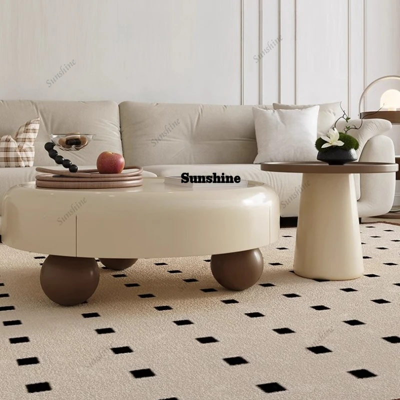 Space Saving Round Coffee Table Nordic Minimalist Sweet Mini Center Outdoor Side Table Service Dinner Meubles Patio Furniture
Space Saving Round Coffee Table Nordic Minimalist Sweet Mini Center Outdoor Side Table Service Dinner Meubles Patio Furniture