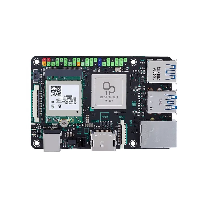 Одноплатный компьютер Rockchip RK3399, шестиядерная плата для разработки Tinker Board 2S
Одноплатный компьютер Rockchip RK3399, шестиядерная плата для разработки Tinker Board 2S