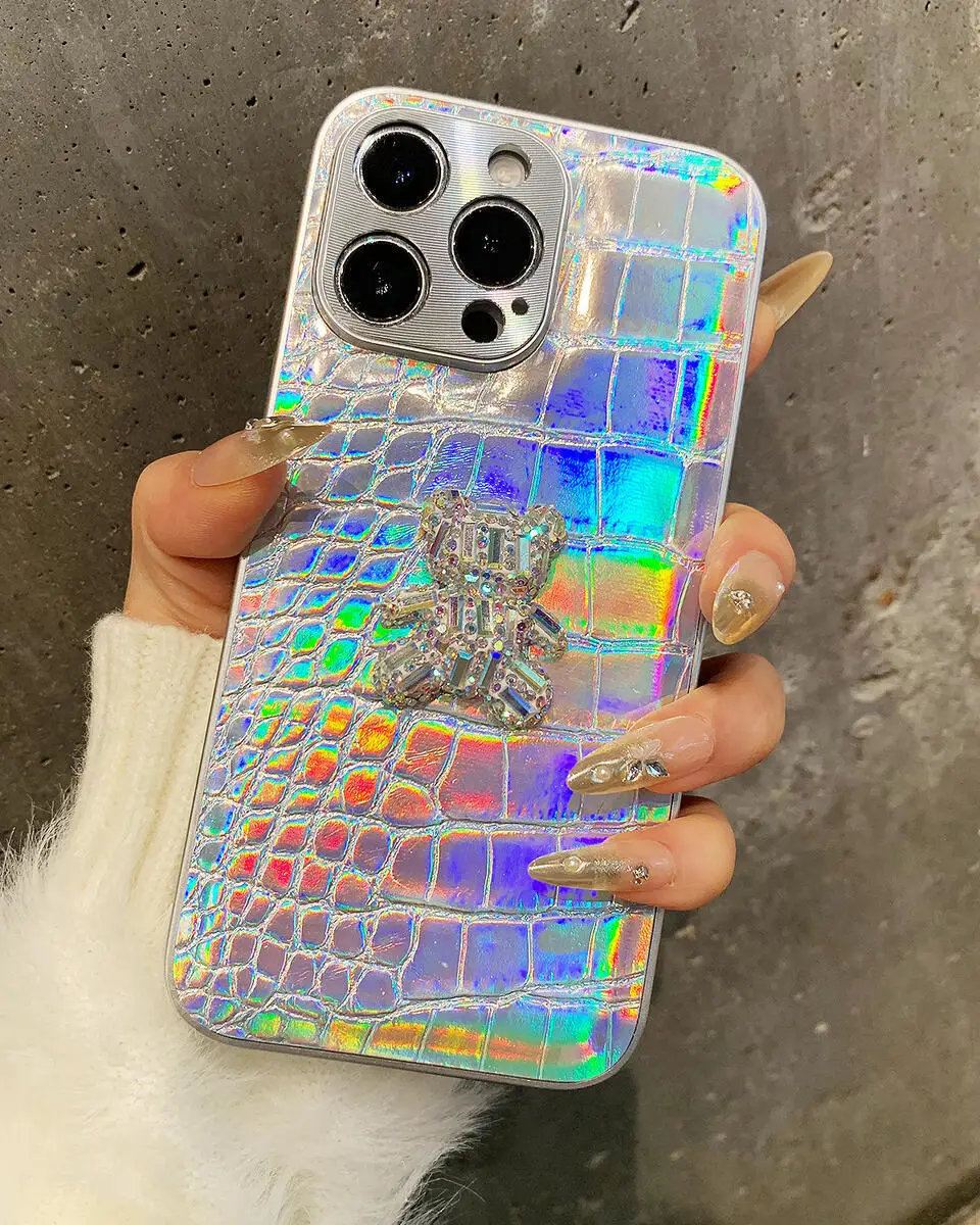 Luxury Phone Case For iPhone16 14 13 12 11 15 ProMax Plus + Diamond Bear High Quality Lens protection cover for iPhone16 ProMax
Luxury Phone Case For iPhone16 14 13 12 11 15 ProMax Plus + Diamond Bear High Quality Lens protection cover for iPhone16 ProMax