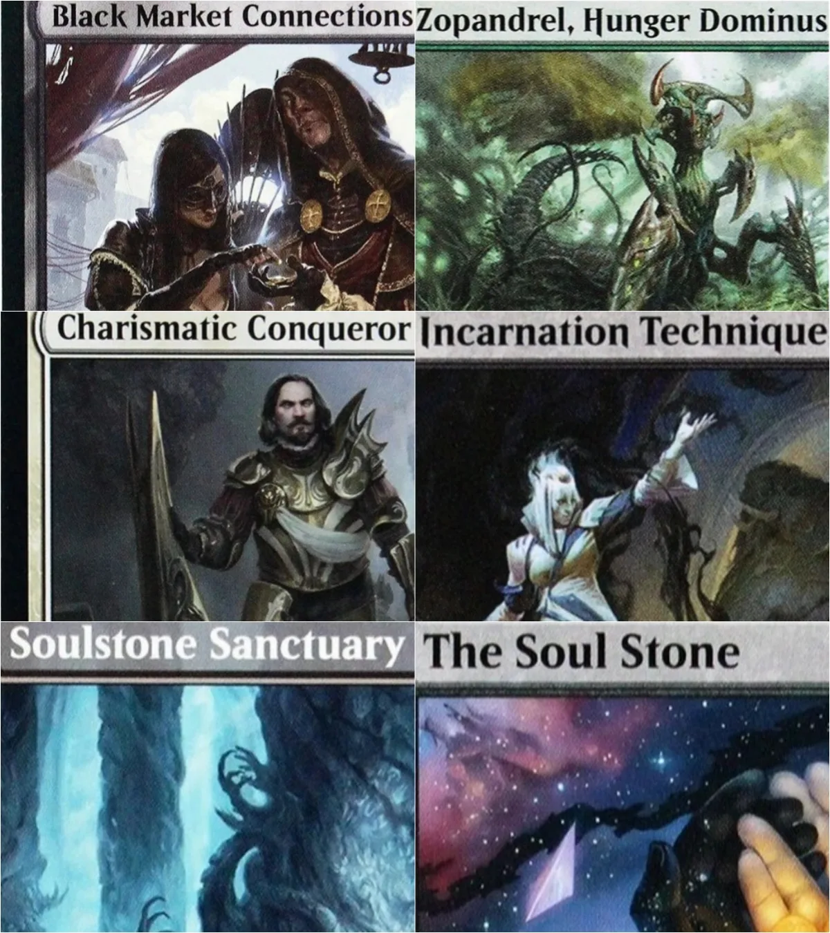 Soulstone Sanctuary/Charismatic Conqueror Волшебные прокси-карты Качество игры Прокси-сборная доска Играя Коллекционные карты
Soulstone Sanctuary/Charismatic Conqueror Волшебные прокси-карты Качество игры Прокси-сборная доска Играя Коллекционные карты