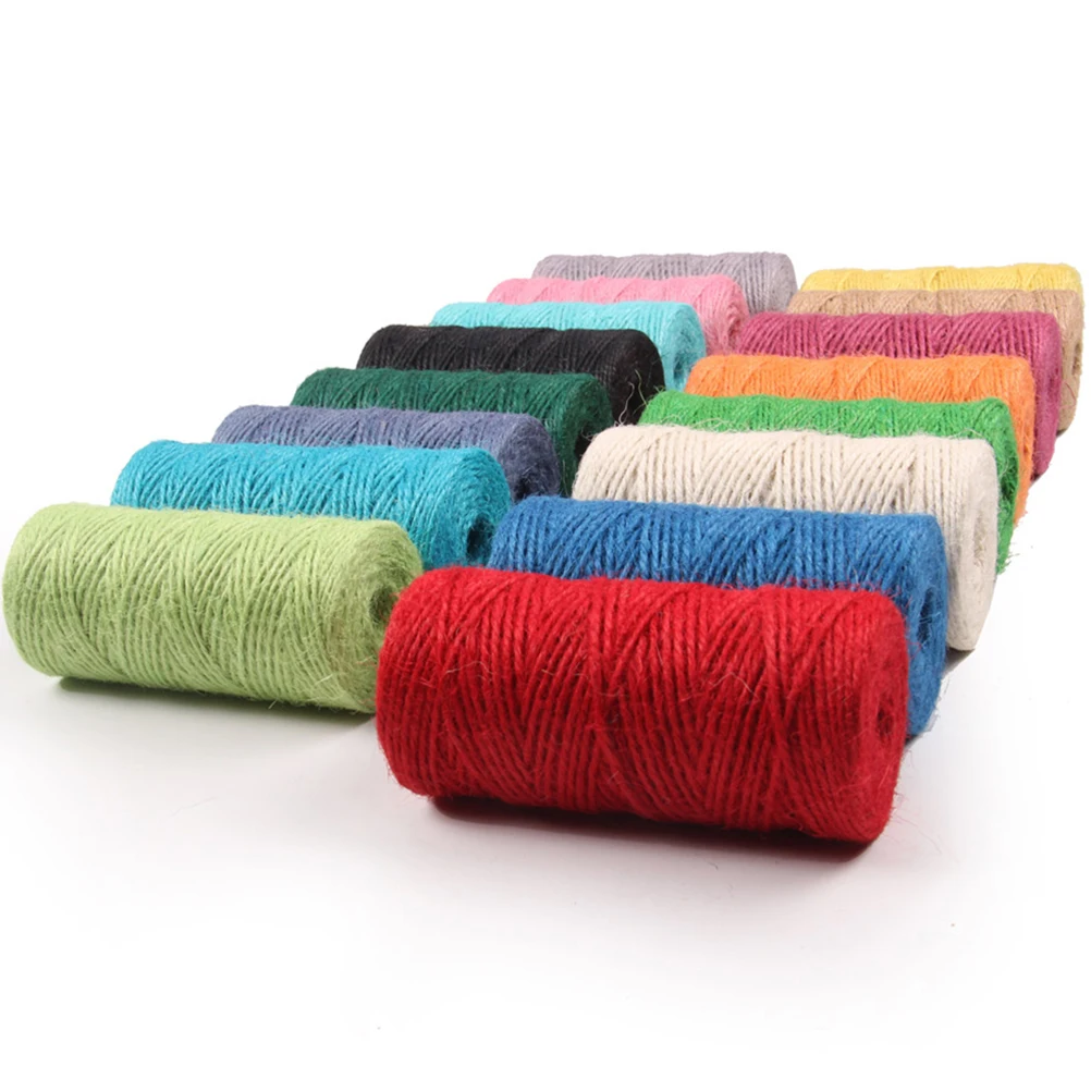 Colored Twine Cotton Rope 2 Pcs Soft Natural Jute String for DIY Crafts Wrapping Decorative Holiday Gifts Projects
Colored Twine Cotton Rope 2 Pcs Soft Natural Jute String for DIY Crafts Wrapping Decorative Holiday Gifts Projects