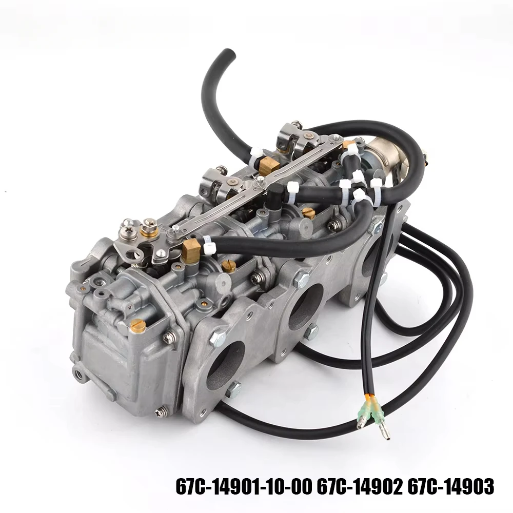 67C-14901 67C-14902 67C-14903 Карбюратор в сборе для подвесного двигателя Yamaha 4T 40HP
67C-14901 67C-14902 67C-14903 Карбюратор в сборе для подвесного двигателя Yamaha 4T 40HP