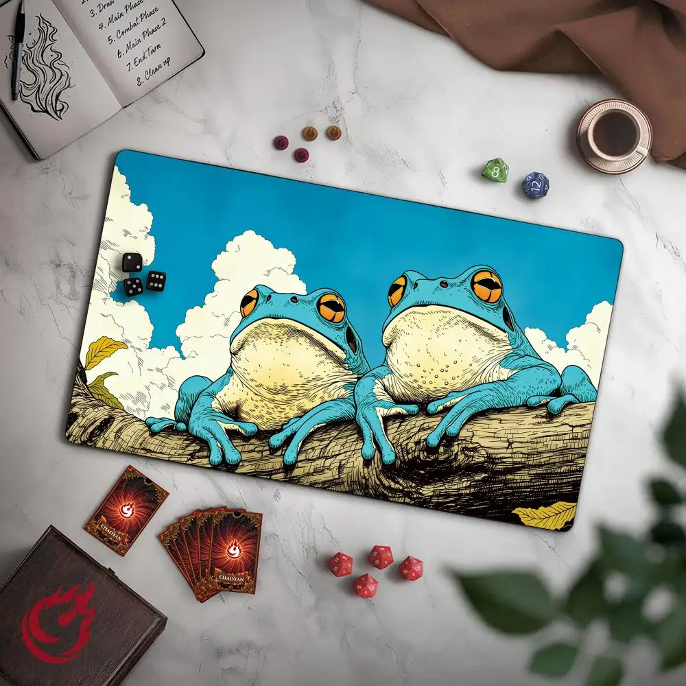 Blue sky and frogs MTG Playmat Magic Card Mat with Stitched Edge Non-Slip Durable Tabletop playmat Board Game Mat for TCG
Blue sky and frogs MTG Playmat Magic Card Mat with Stitched Edge Non-Slip Durable Tabletop playmat Board Game Mat for TCG