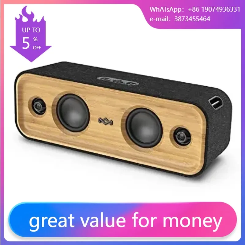 House Of Marley Get Together 2: Portable Speaker With Wireless Bluetooth Connectivity, 20 Hours Of Playtime And Sustainable
House Of Marley Get Together 2: Portable Speaker With Wireless Bluetooth Connectivity, 20 Hours Of Playtime And Sustainable