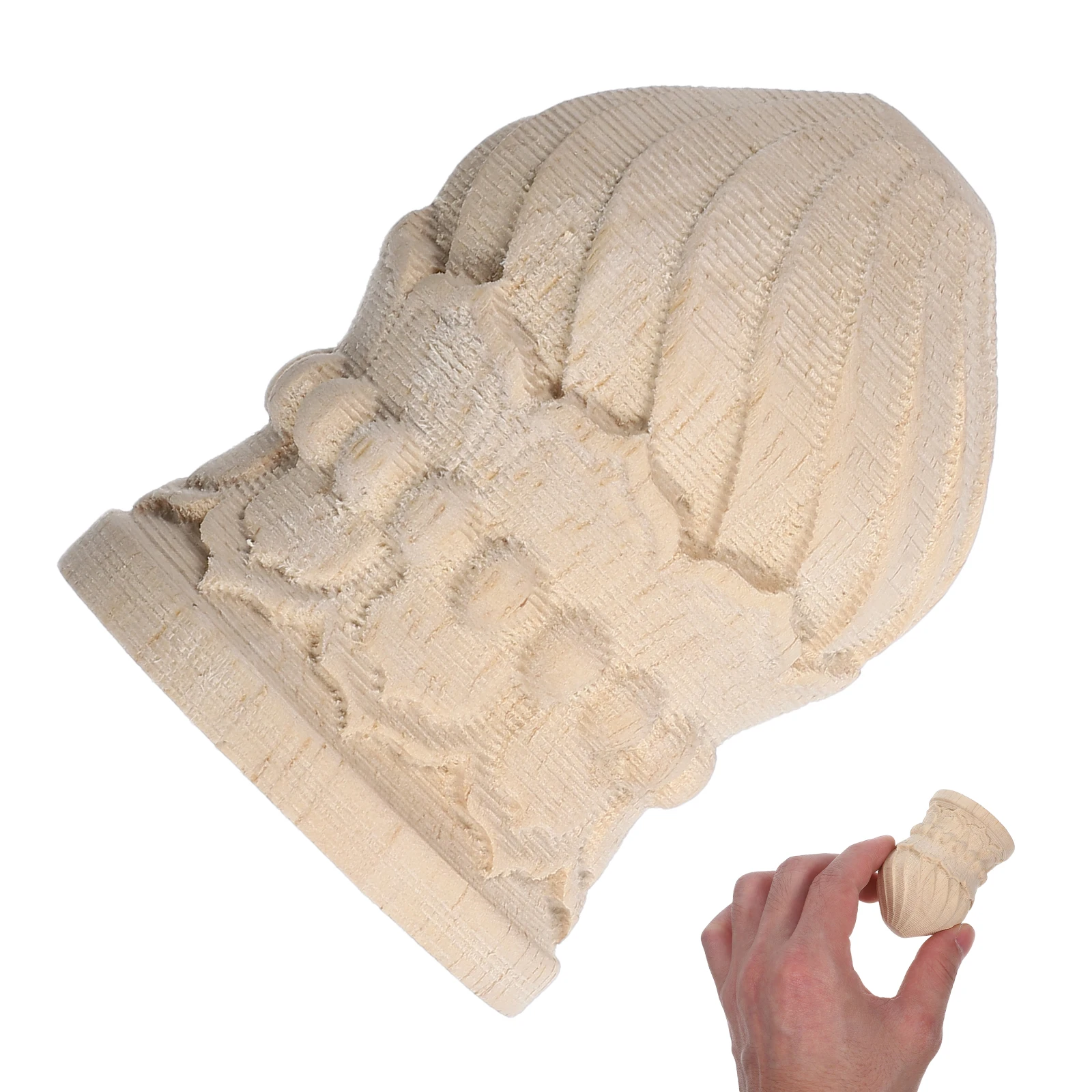 Wooden Carved Columns Decorative Sculpture Elegant Pineapple Finial Solid Wood Craftsmanship Home Furnishing Post Tops Lamp
Wooden Carved Columns Decorative Sculpture Elegant Pineapple Finial Solid Wood Craftsmanship Home Furnishing Post Tops Lamp