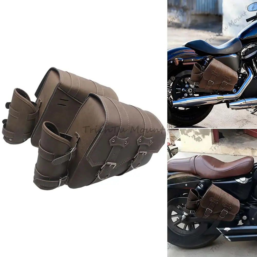 Для Harley Sportster XL883 XL1200 Honda Yamaha Triumph Универсальная ретро коричневая мотоциклетная седельная сумка, боковая седельная сумка для инструментов
Для Harley Sportster XL883 XL1200 Honda Yamaha Triumph Универсальная ретро коричневая мотоциклетная седельная сумка, боковая седельная сумка для инструментов