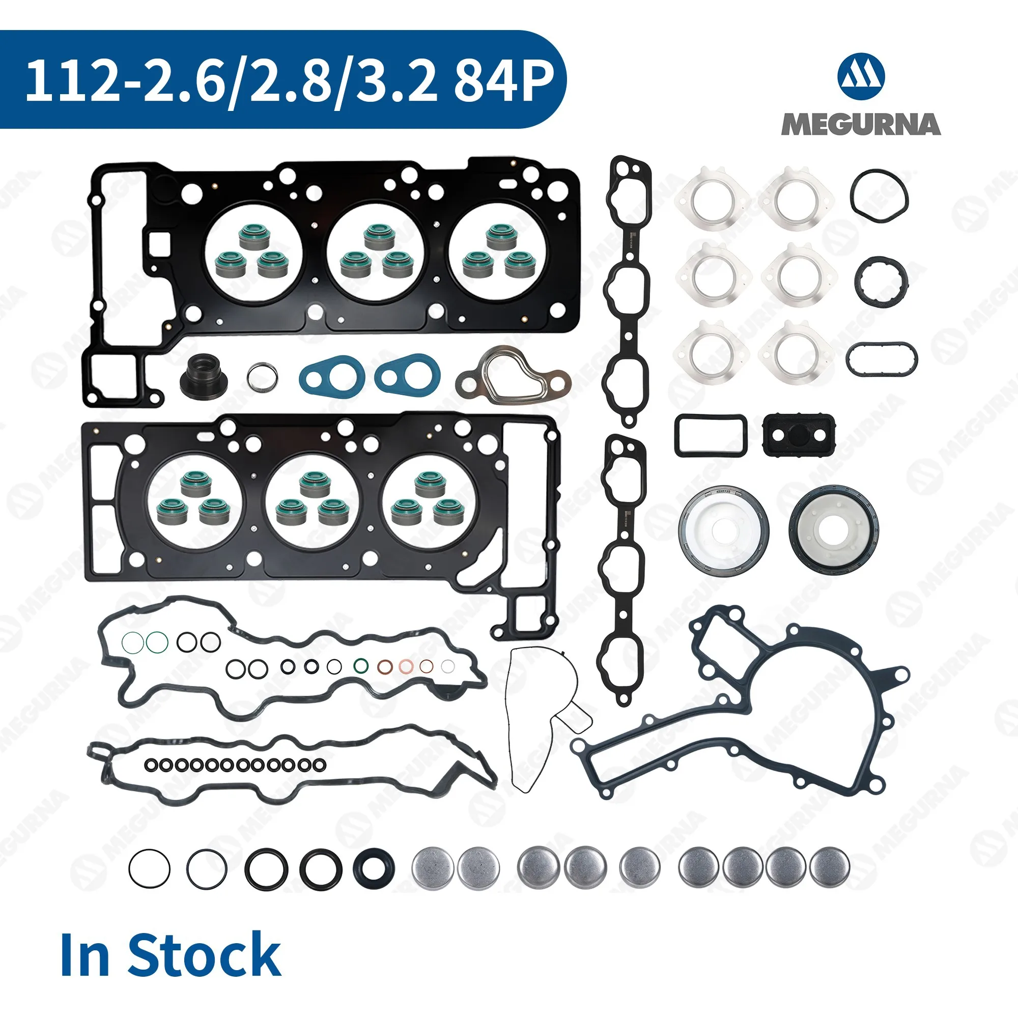 Engine Rebuild Overhaul Kit Full Cylinder Head Gasket Seal Set for Mercedes Benz M112 2.6L 2.8L 3.2L CLK E,M,S Class Chrysler
Engine Rebuild Overhaul Kit Full Cylinder Head Gasket Seal Set for Mercedes Benz M112 2.6L 2.8L 3.2L CLK E,M,S Class Chrysler