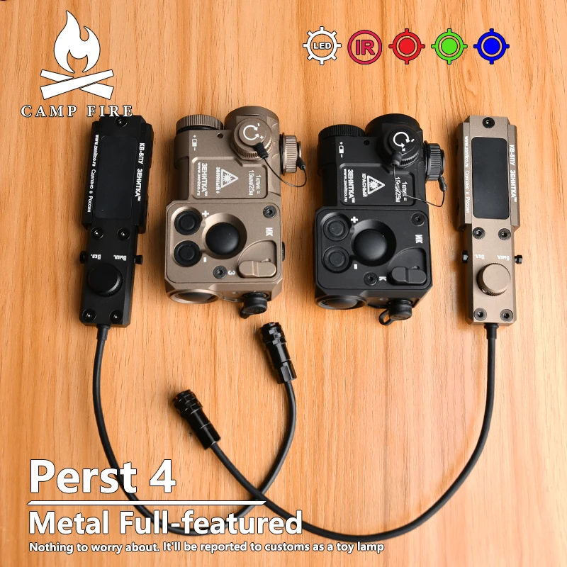 Zenitco Metal Perst 4 Red Green Blue Infrared Remote control switch Fit 20mm Rail
Zenitco Metal Perst 4 Red Green Blue Infrared Remote control switch Fit 20mm Rail