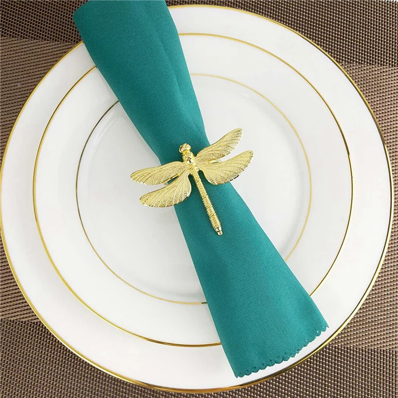 60PCS Dragonfly Napkin Ring Gold DIY Hotel Wedding Banquet Table Display Metal Napkin Buckle Christmas Decoration-B51B
60PCS Dragonfly Napkin Ring Gold DIY Hotel Wedding Banquet Table Display Metal Napkin Buckle Christmas Decoration-B51B
