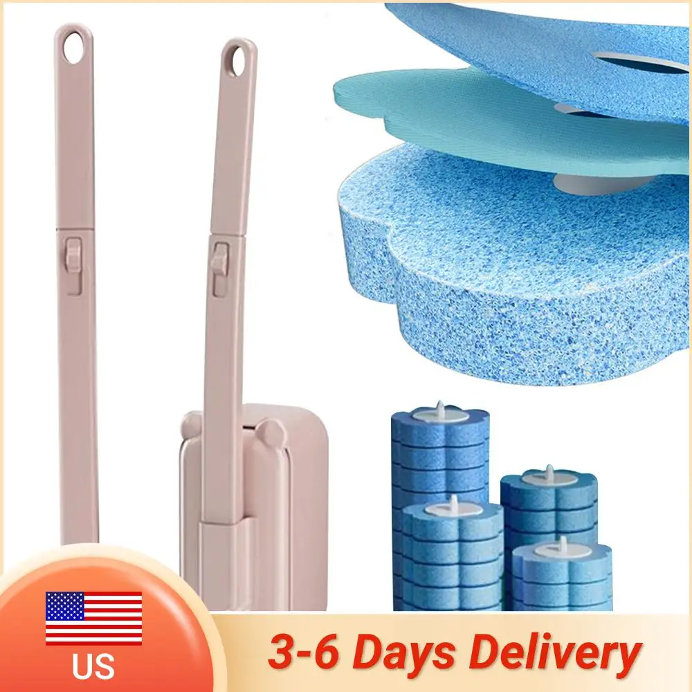 Набор щеток для уборки с 36 сменными насадками и держателем, одноразовая щетка для унитаза с длинной ручкой для раковин, зеркал, стекла
Набор щеток для уборки с 36 сменными насадками и держателем, одноразовая щетка для унитаза с длинной ручкой для раковин, зеркал, стекла