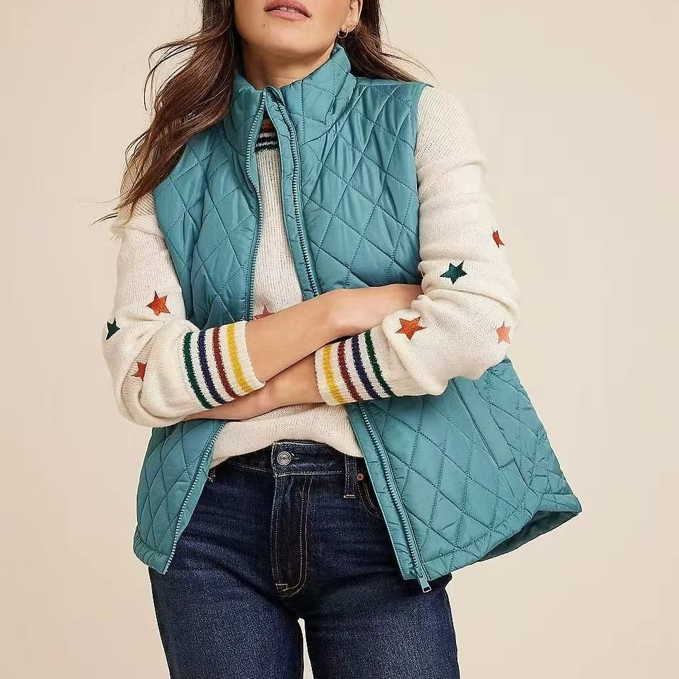 Simple Vest 25A601 Extra Large Size Available Commute Style Women's Loose Fit Long Sleeve Zipper Pure Color Cotton Jacket
Simple Vest 25A601 Extra Large Size Available Commute Style Women's Loose Fit Long Sleeve Zipper Pure Color Cotton Jacket