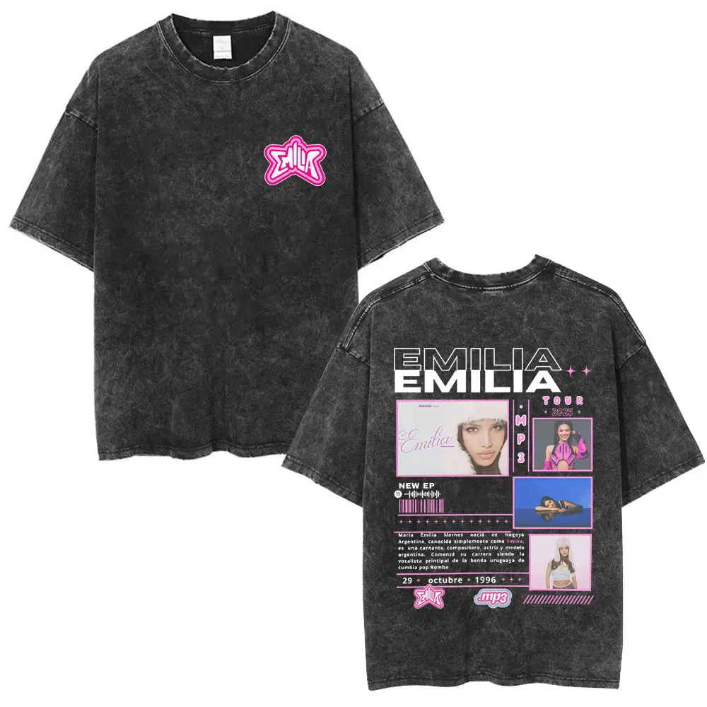 Washed Vintage Emilia Mernes Graphic T-shirt Music Album MP3 Tour 2025 T Shirt Men Women Fashion Oversized Casual Cotton Tshirt
Washed Vintage Emilia Mernes Graphic T-shirt Music Album MP3 Tour 2025 T Shirt Men Women Fashion Oversized Casual Cotton Tshirt
