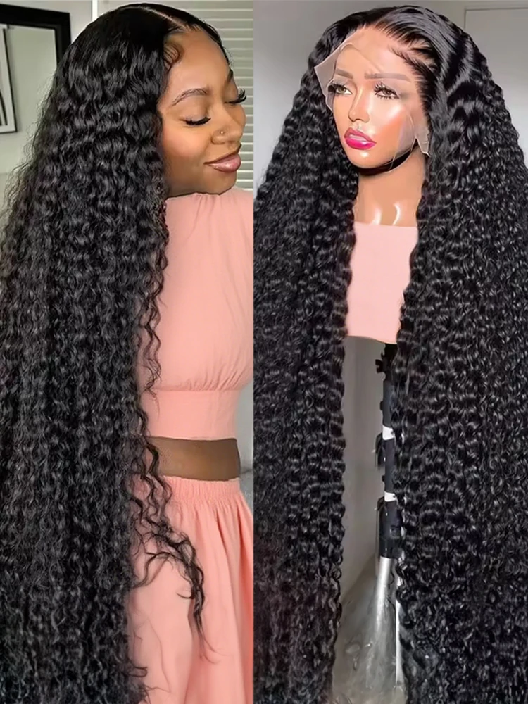 Curly 13x6 HD 40 46 Inch Deep Wave Lace Front Human Hair Wigs Natural Color 13x4 Transparent Lace Frontal Wigs Preplucked 300%
Curly 13x6 HD 40 46 Inch Deep Wave Lace Front Human Hair Wigs Natural Color 13x4 Transparent Lace Frontal Wigs Preplucked 300%