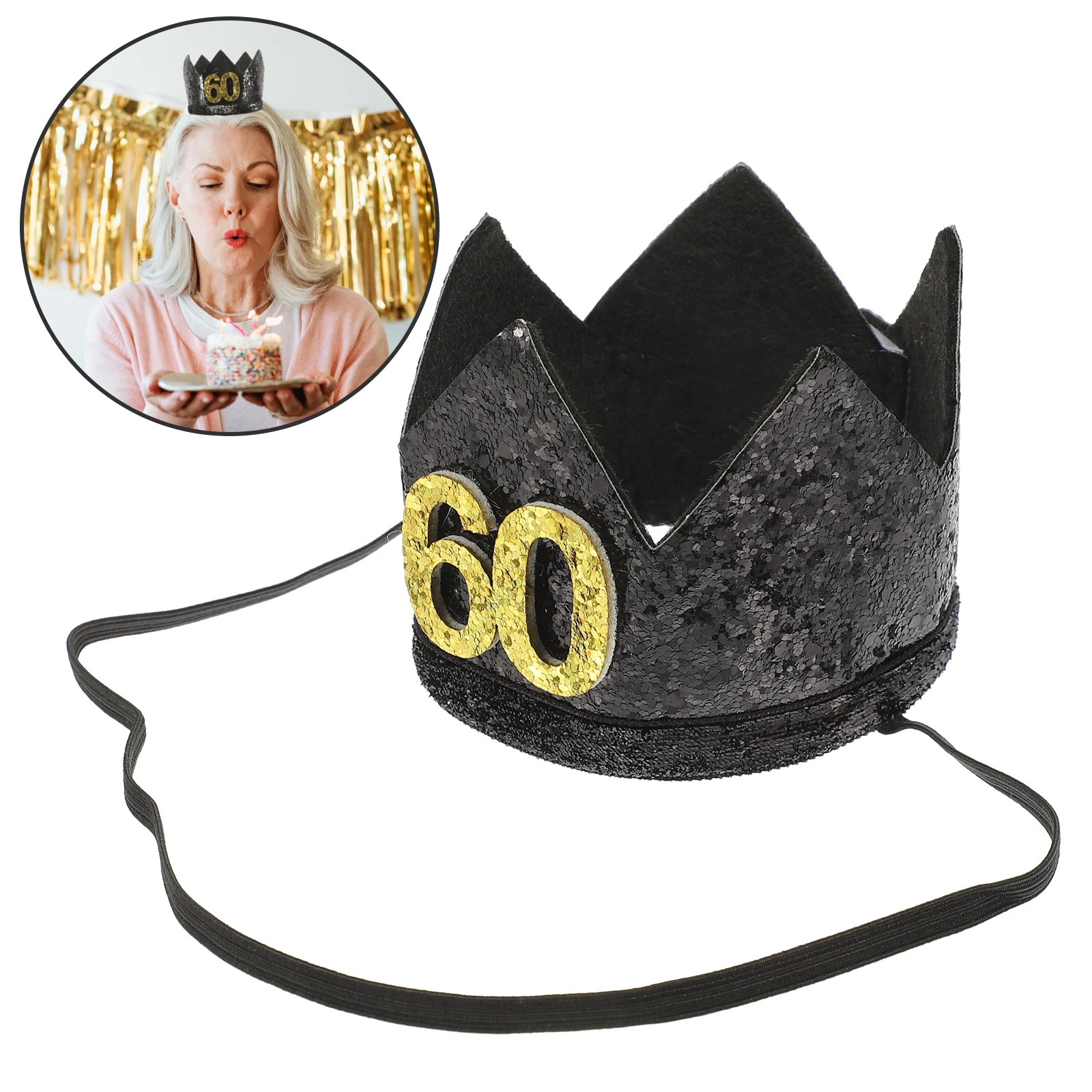 Crown Birthday Hat Handmade Decorative Design Aldult Practical Party Non-woven Fabric Unique Sturdy
Crown Birthday Hat Handmade Decorative Design Aldult Practical Party Non-woven Fabric Unique Sturdy