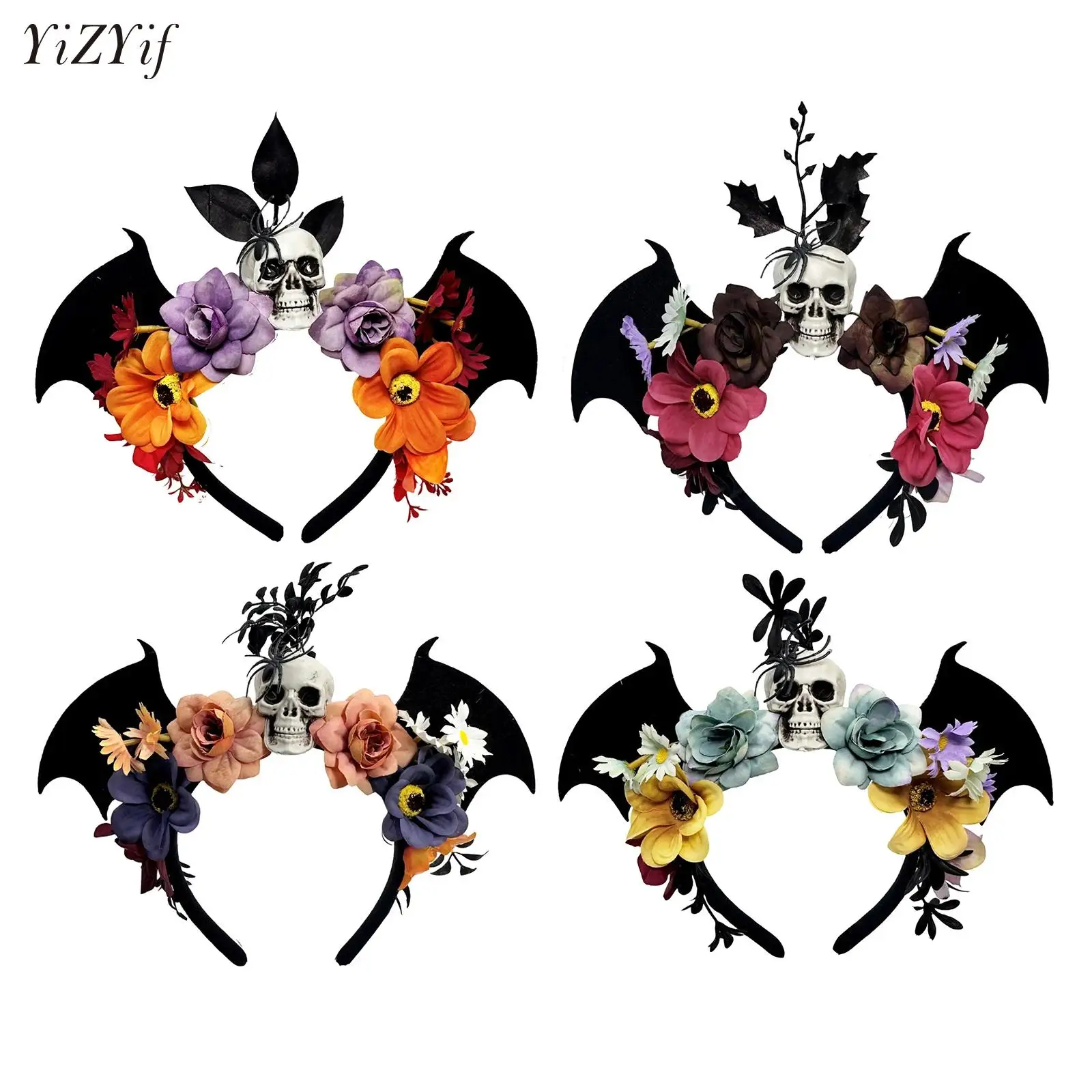 Halloween Funny Hair Hoop Witch headbands Bat Wing Skull Flower Headpiece for Carnival Festivals Cosplay Party Masquerade Gifts
Halloween Funny Hair Hoop Witch headbands Bat Wing Skull Flower Headpiece for Carnival Festivals Cosplay Party Masquerade Gifts