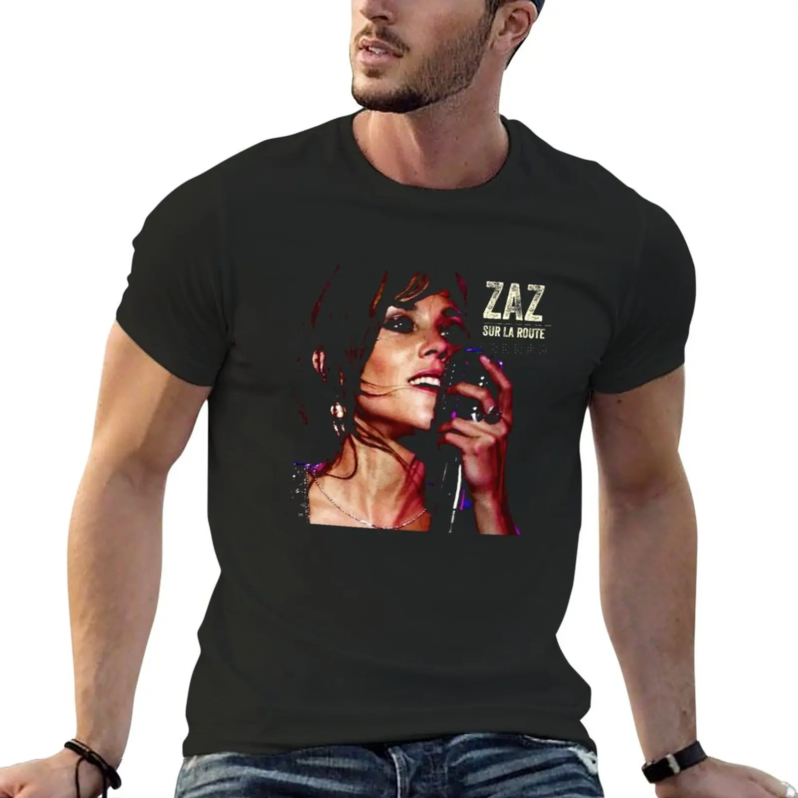 New Zaz Sur La Route T-Shirt vintage clothes funny t shirts summer tops Tee shirt big and tall t shirts for men
New Zaz Sur La Route T-Shirt vintage clothes funny t shirts summer tops Tee shirt big and tall t shirts for men