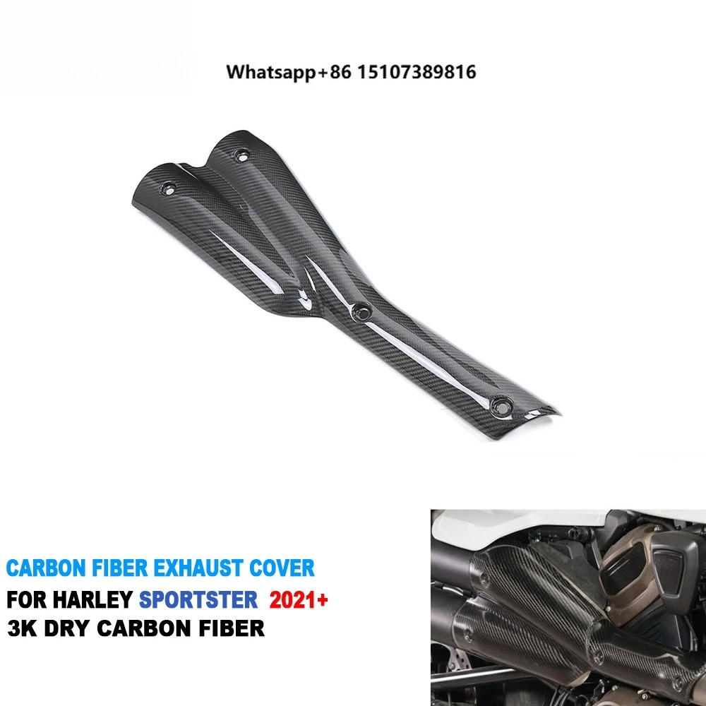100% 3K Carbon Fiber Motorcycle Exhaust Cover Guard Protector for Davidson Sportster S 1250
100% 3K Carbon Fiber Motorcycle Exhaust Cover Guard Protector for Davidson Sportster S 1250