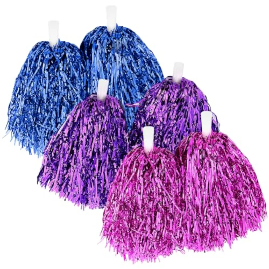 6 Pcs Metallic Cheer Pom Poms Small Cheerleading Pom Poms Plastic Foil Pom Poms Cheerleader Poms Hand Flowers Dance Pom Pom Bal
6 Pcs Metallic Cheer Pom Poms Small Cheerleading Pom Poms Plastic Foil Pom Poms Cheerleader Poms Hand Flowers Dance Pom Pom Bal