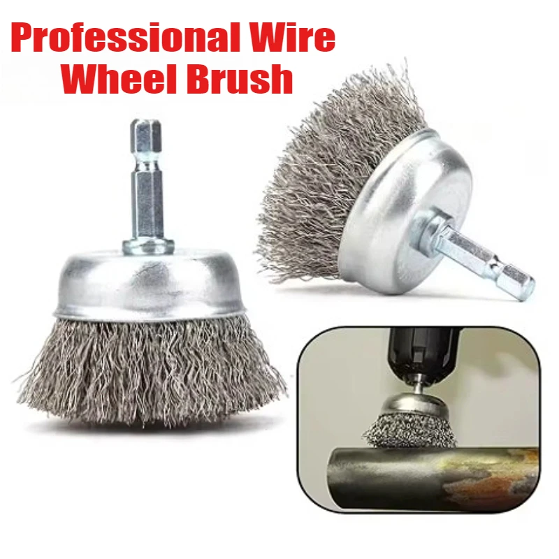 Professional Wire Wheel Brush Disc Polishing Wheel Brush Carbon Steel Drill Bit Wire Brush Electric Drill Angle Grinding Head
Professional Wire Wheel Brush Disc Polishing Wheel Brush Carbon Steel Drill Bit Wire Brush Electric Drill Angle Grinding Head