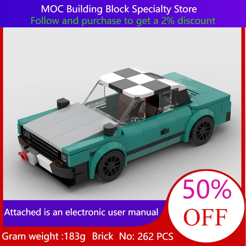 262 детали MOC, модель строительного блока, городская скорость, широкая 8 шпилек, версия, креативный рождественский подарок для мальчиков, взрослых, детей
262 детали MOC, модель строительного блока, городская скорость, широкая 8 шпилек, версия, креативный рождественский подарок для мальчиков, взрослых, детей