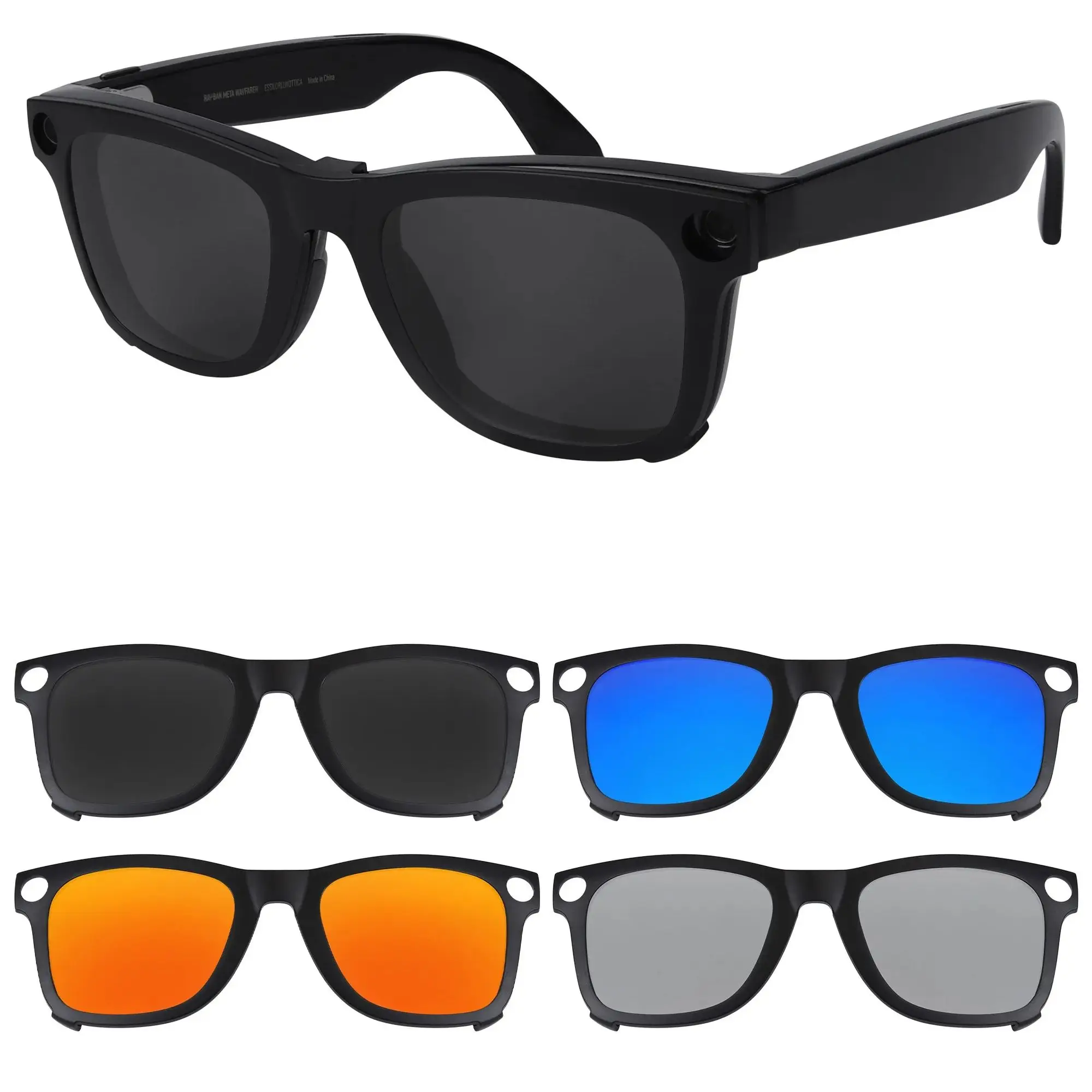 Rarayvix Polarized External Mount Clip-on Black for Ray-Ban Meta Wayfarer RW4008 53mm for Men Women UV Protection Sunglasses
Rarayvix Polarized External Mount Clip-on Black for Ray-Ban Meta Wayfarer RW4008 53mm for Men Women UV Protection Sunglasses