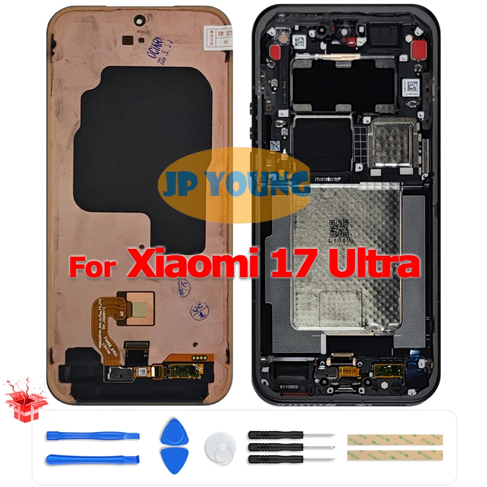 Original 6.9" LTPO AMOLED Touch Screen Digitizer Assembly With Frame for Xiaomi 17 Ultra 25128PNA1G, 2512BPNDAG - Replacement
Original 6.9" LTPO AMOLED Touch Screen Digitizer Assembly With Frame for Xiaomi 17 Ultra 25128PNA1G, 2512BPNDAG - Replacement