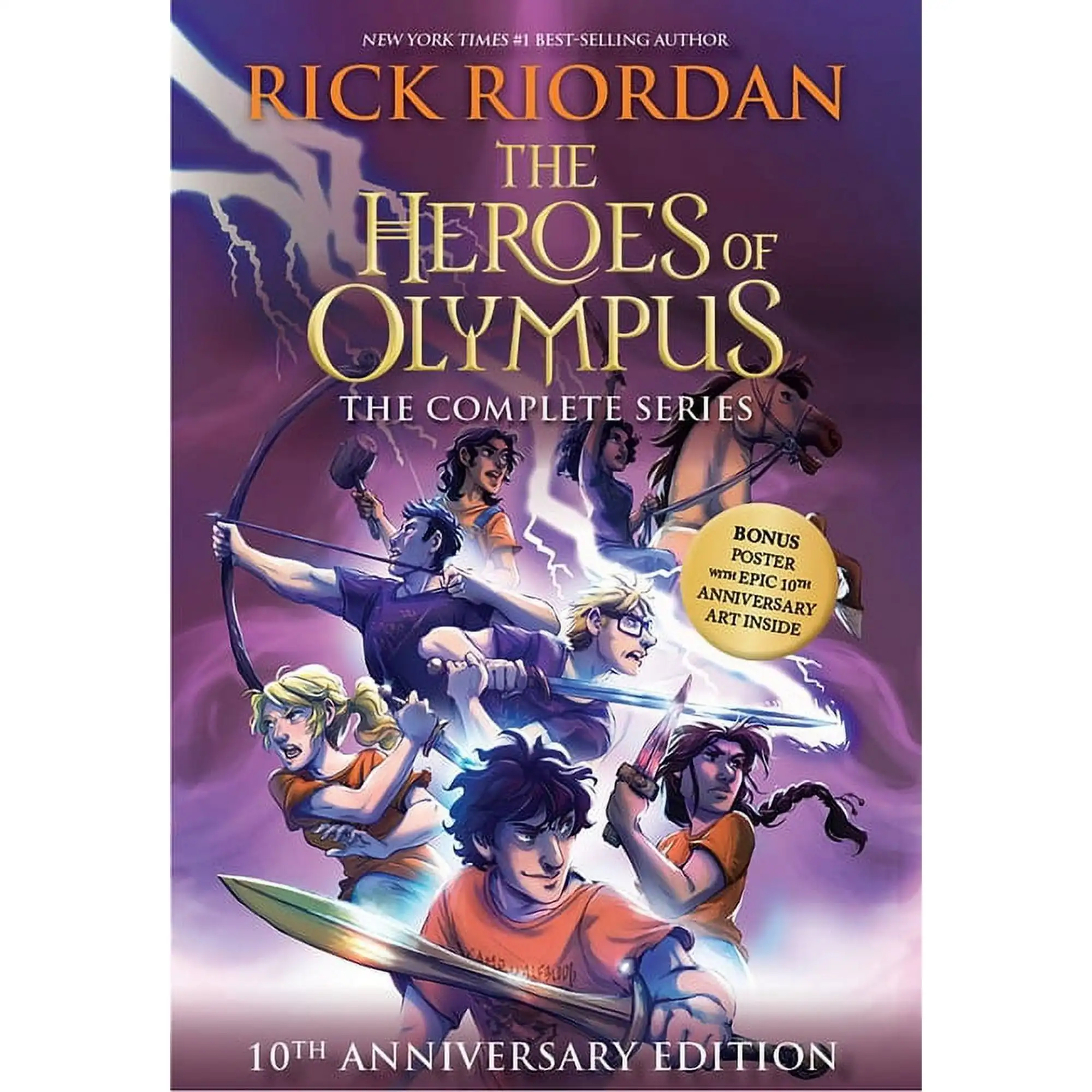 Набор в штучной упаковке Heroes of Olympus Heroes of Olympus в мягкой обложке, издание «-10-летие», (мягкая обложка)
Набор в штучной упаковке Heroes of Olympus Heroes of Olympus в мягкой обложке, издание «-10-летие», (мягкая обложка)
