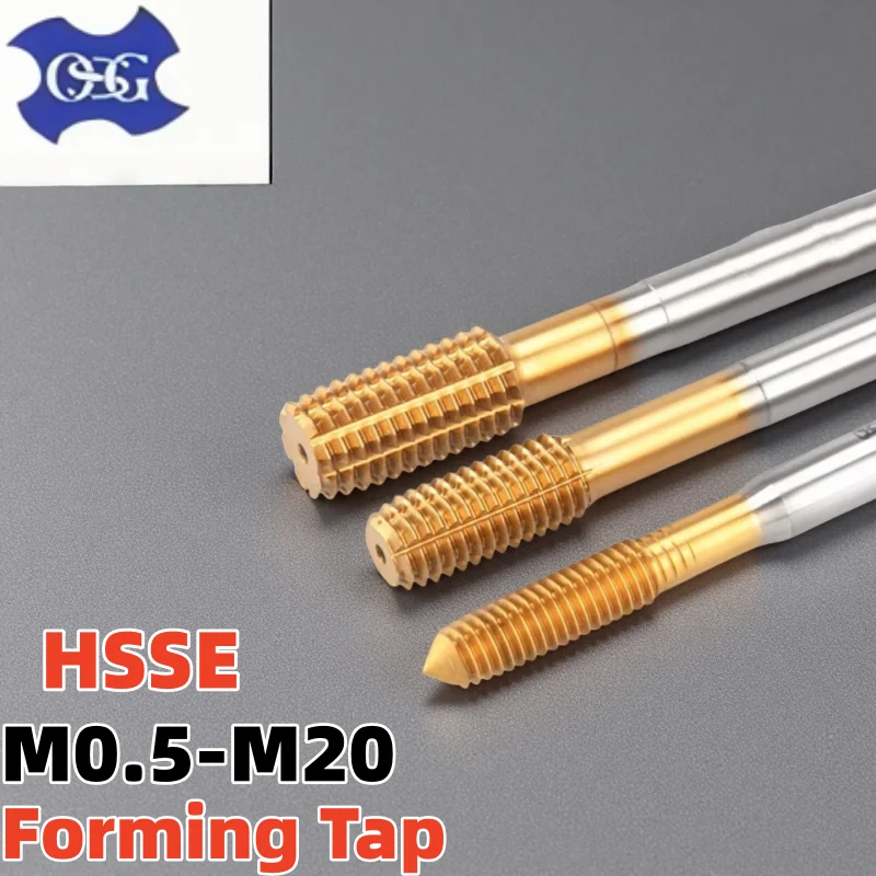 1PCS HSSE Forming Tap M0.50.6M0. M0.8M0.9M1M1.4 M1.6M1.8 M2M3 M3.5 M4M5M6-M20 Tap for chipless machine
1PCS HSSE Forming Tap M0.50.6M0. M0.8M0.9M1M1.4 M1.6M1.8 M2M3 M3.5 M4M5M6-M20 Tap for chipless machine