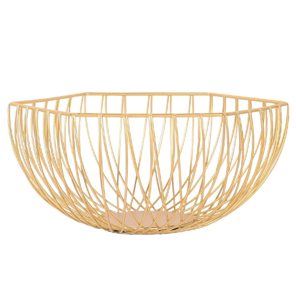 Fruit Basket Snack Storage Rack Metal Dish Container Multifunctional Tray Holder Golden Color Kitchen Bedroom Fruit Vegetable
Fruit Basket Snack Storage Rack Metal Dish Container Multifunctional Tray Holder Golden Color Kitchen Bedroom Fruit Vegetable