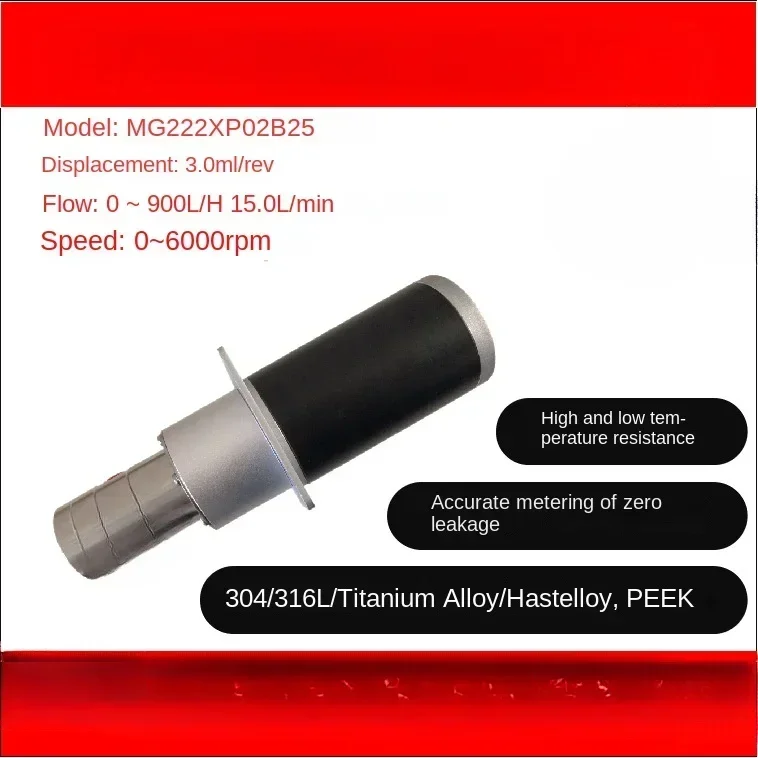B25 Micro Magnetic Gear Pump Water Oil Stainless Steel Corrosion Resistant Acid Resistant
B25 Micro Magnetic Gear Pump Water Oil Stainless Steel Corrosion Resistant Acid Resistant