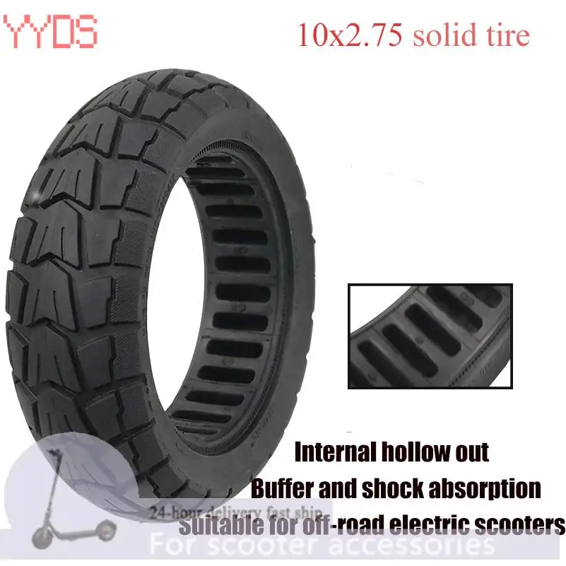 10 Inch 10x2.75 85/65-6.5 Solid Non-Pneumatic Tire for Speedway 5 Dualtron 3 Kugoo G-Booster G2 Pro Electric Scoote
10 Inch 10x2.75 85/65-6.5 Solid Non-Pneumatic Tire for Speedway 5 Dualtron 3 Kugoo G-Booster G2 Pro Electric Scoote