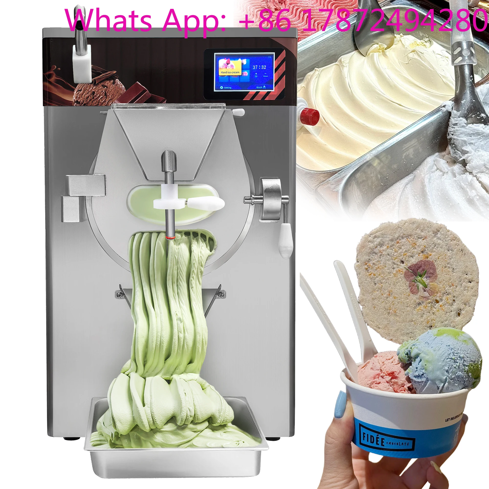 Commercial Hard Machine/gelato Maker/hard Vertical Italian Sundae Hard Making Machine
Commercial Hard Machine/gelato Maker/hard Vertical Italian Sundae Hard Making Machine