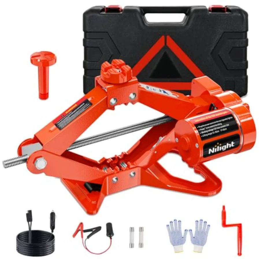 Electric Car Jack 3 Ton 6600LBS Floor Jack Kit Automatic 12V Electric Scissor Lift Jack Portable Repair Tool with Remote Contro
Electric Car Jack 3 Ton 6600LBS Floor Jack Kit Automatic 12V Electric Scissor Lift Jack Portable Repair Tool with Remote Contro